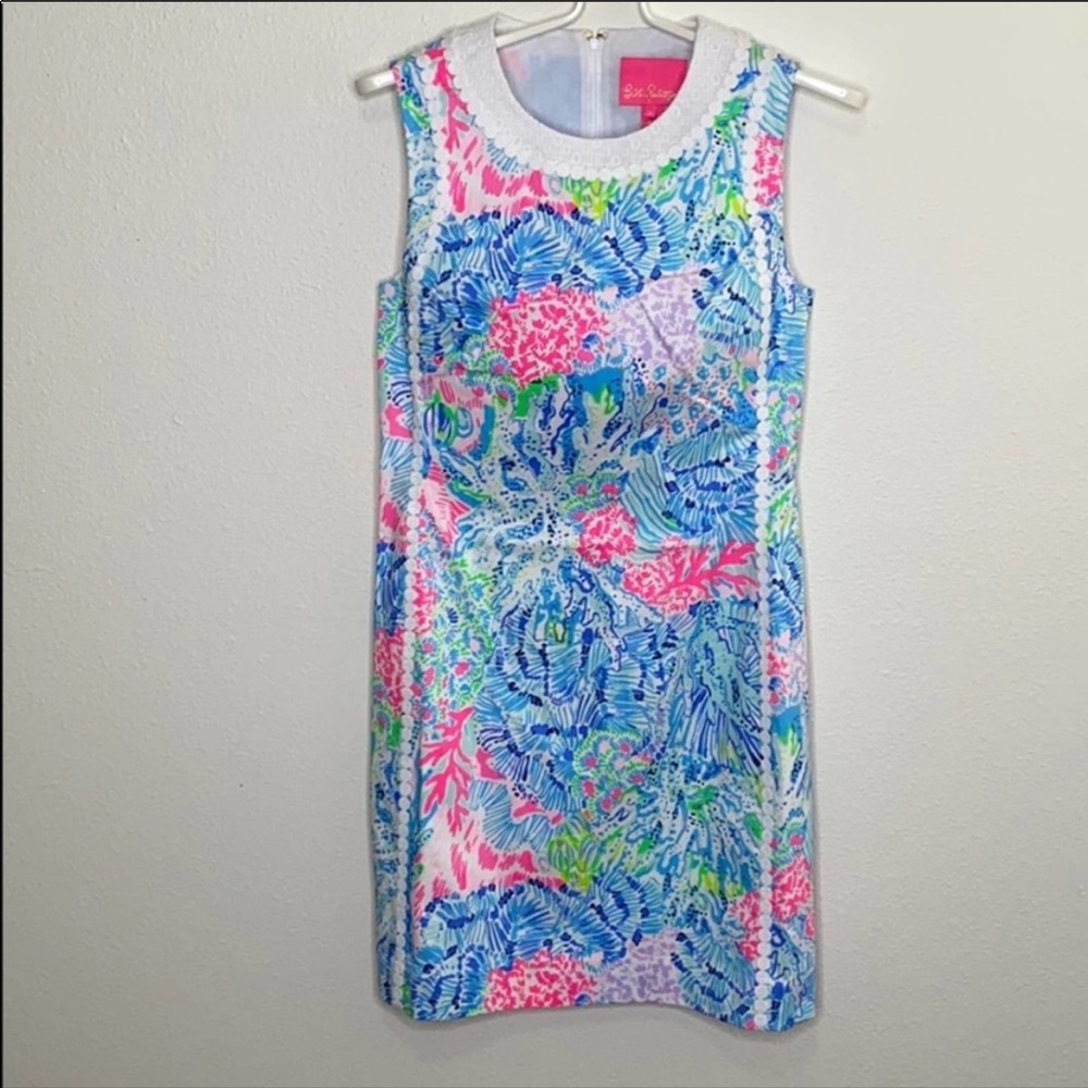 NWT Lilly Pulitzer Mila Shift Dress Sink Or Swim